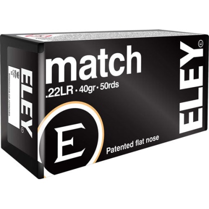 Eley Ammo Match .22lr - 40gr. Eps 50-pack