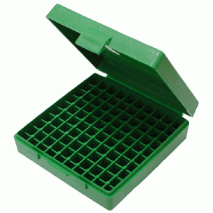 Mtm Ammo Box 9mm Luger-.380acp - -9x18 100-rounds Green