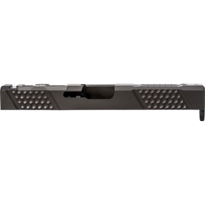 Grey Ghost Prec Glock 17 Slide - Gen 5 V1 W-pro Cut Black<