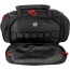 Grey Ghost Gear Range Bag - Black W-red Zipper Pulls