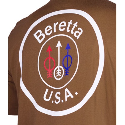 Beretta T-shirt Usa Logo - X-large Tobacco Brown