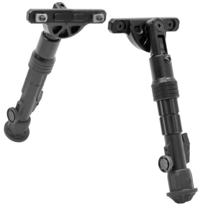 Utg Bipod Recon Flex M-lok - Matte Blk Center H 5.7\