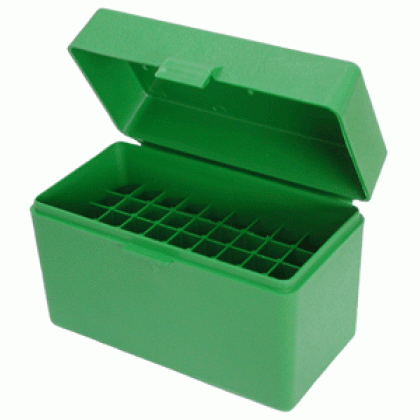 Mtm Ammo Box Large Rifle - 50 Rounds Flip Top Style