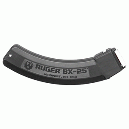 Ruger Magazine 10-22 .22lr - 25-rounds Black Polymer