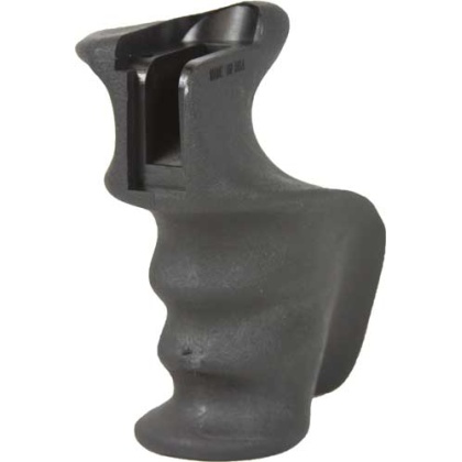 J&e Heavy Duty Ergonomic Grip - W-finger Grooves Black