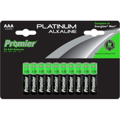 Promier Aaa Alkaline Batteries - 20-pack