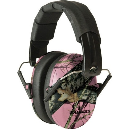 Walkers Muff Shooting Passive - Pro-low Profile 22db Pink Camo