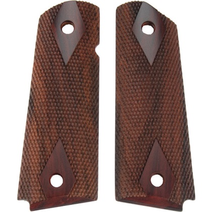 Ed Brown Grips 1911 Govt. - Double Diamond Cocobolo