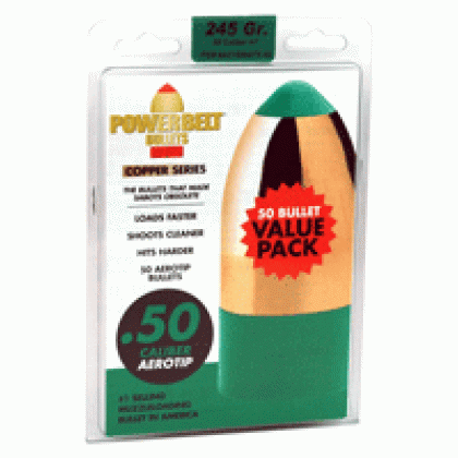 Cva Powerbelt At Bullets - .50 Caliber 245gr 50-count