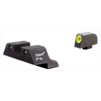 Trijicon Night Sight Set Hd - Yellow Outline Glock 42-43